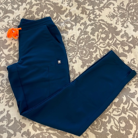 Figs Pants - Figs DEEP REEF! Yola Skinny Scrub Pants